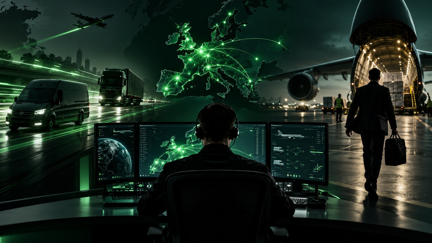 Time critical freight control room